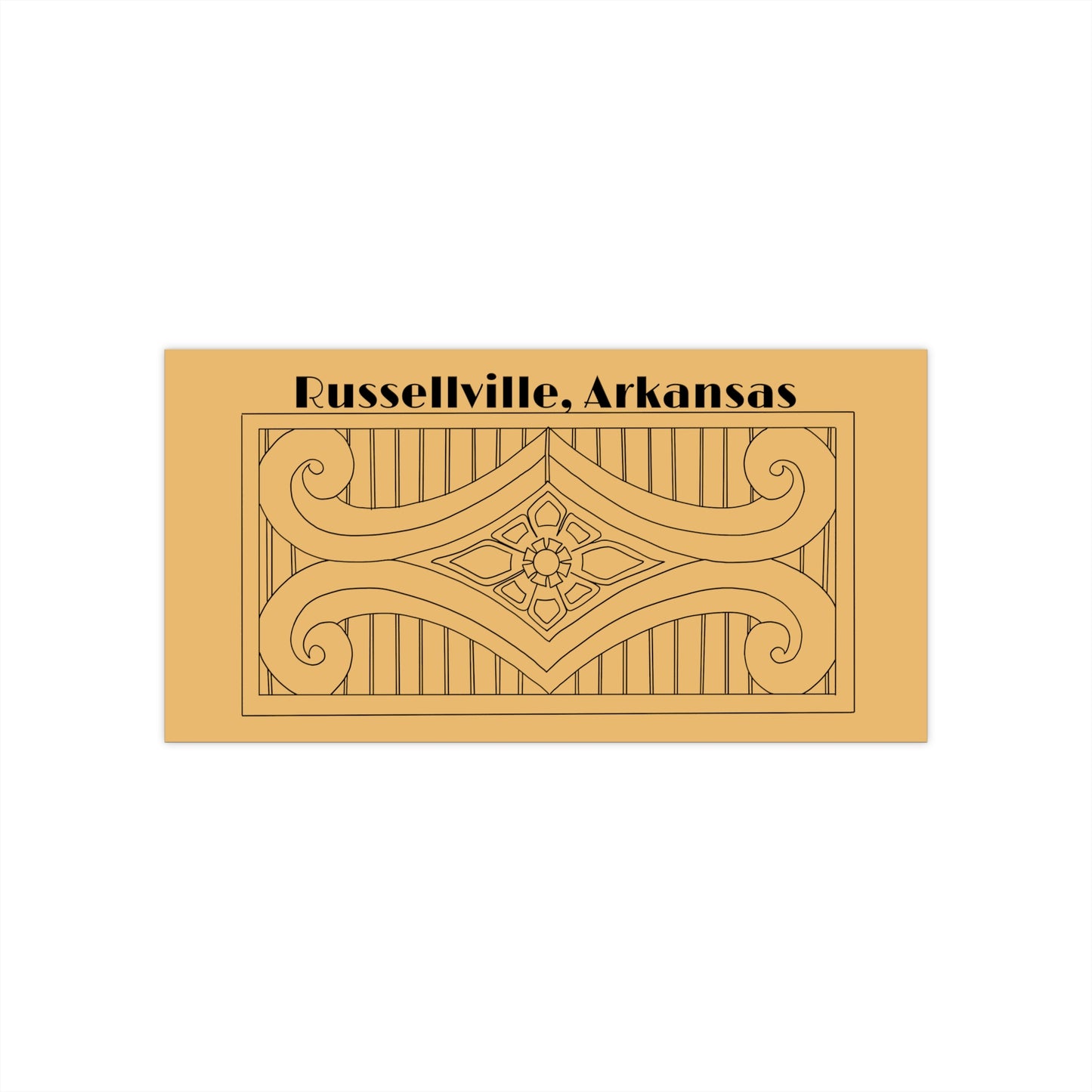Courthouse Art Deco 2 Bumper Stickers