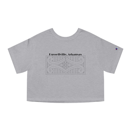 Courthouse Deco 2 Cropped T-Shirt